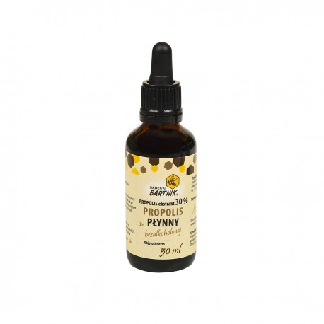 Propolis płynny bezalkoholowy 30 %  - 50 ml krople