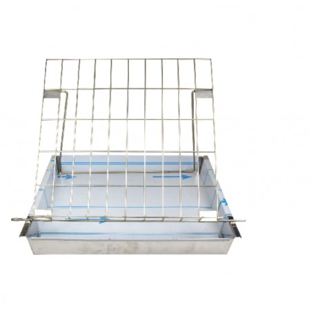 Stainless steel uncapping tray