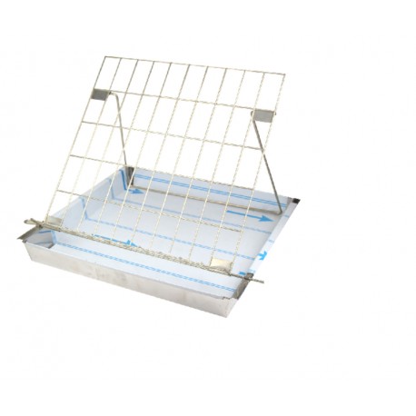 Stainless steel uncapping tray