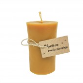 Plain beeswax candle 