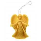 Beeswax candle - Hanging angel (08)