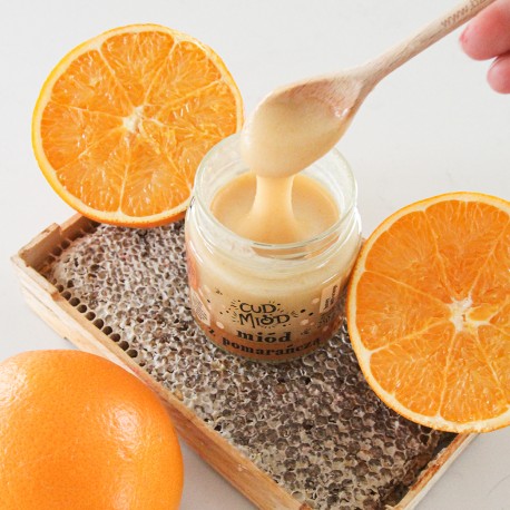 Cud miód - miód z pomarańczą 250 g