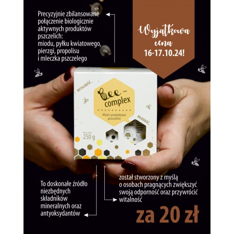 Bee-complex 0,25 kg Miód z produktami pszczelimi