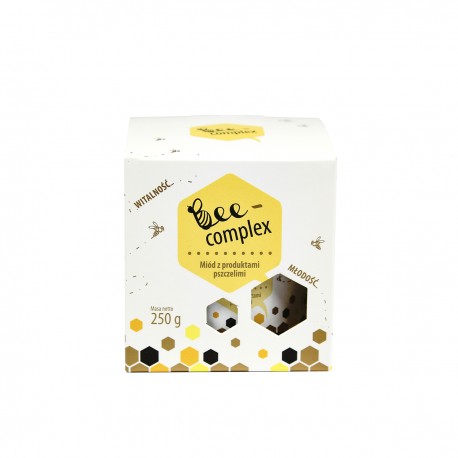 Bee-complex 0,25 kg Miód z produktami pszczelimi