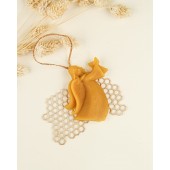 Beeswax candle - Hanging angel (10)