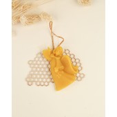 Beeswax candle - Hanging angel (07)