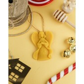 Beeswax candle - Hanging angel (03)