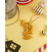 Beeswax candle - Hanging angel  (02)