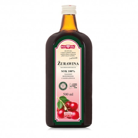 Sok z żurawiny 100% - 500 ml