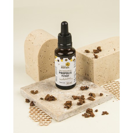 Krople propolisowe 10% - płynny propolis bezalkoholowy 30 ml