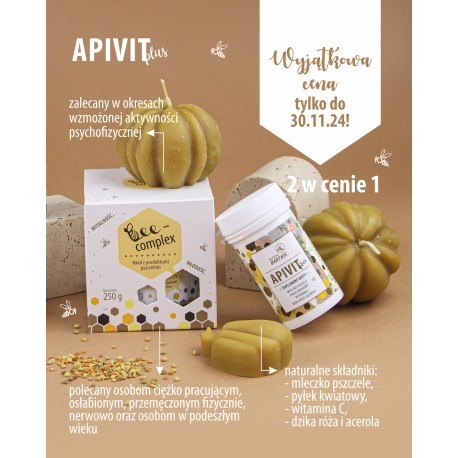 ***APIVIT PLUS - suplement diety - 2 w cenie 1