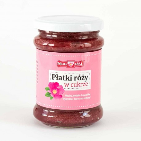 Płatki róży w cukrze - 320 g