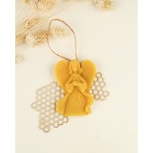 Beeswax candle - Hanging angel (03)