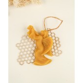 Beeswax candle - Hanging angel  (02)