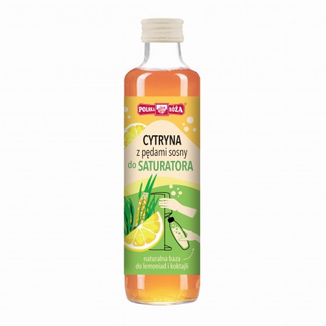 Syrop cytryna z pędami sosny do saturatora 250 ml