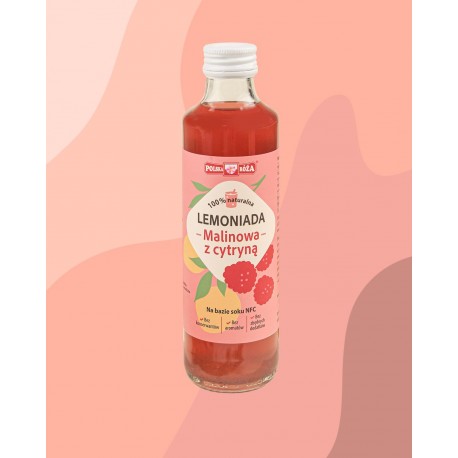 Lemoniada Malinowa z cytryną 250 ml