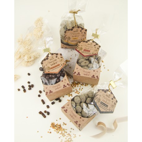 Imbir w czekoladzie z pyłkiem