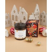 Świeca w pudełku z grafiką