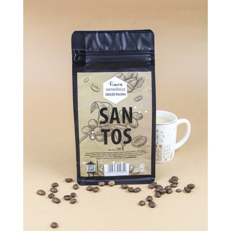 Kawa ziarnista 200 g Santos Brazylia