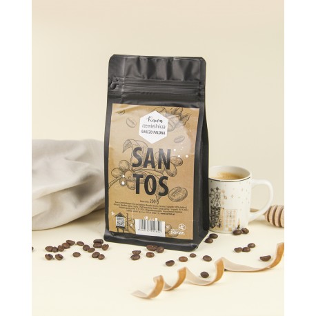 Kawa ziarnista 200 g Santos Brazylia