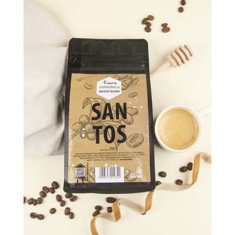 Kawa ziarnista 200 g Santos Brazylia