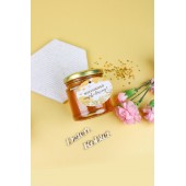 MIód na walentynki - wielokwiat 250 g - zawieszka ze złoceniem