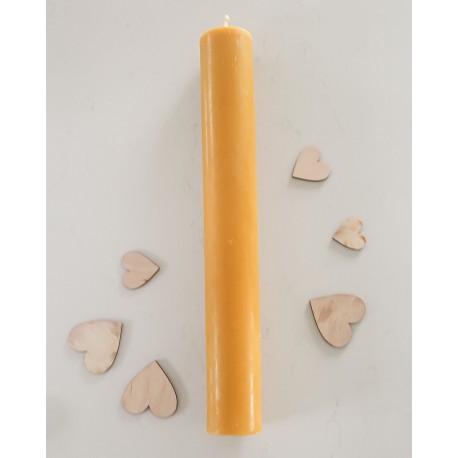 Świeca gromnica duża z wosku pszczelego