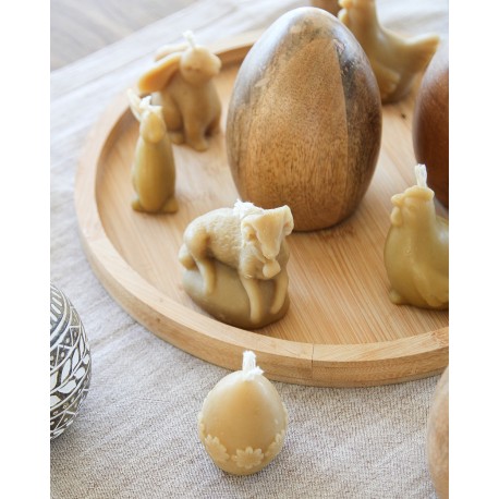 Wielkanocny Zestaw Świec z Wosku Pszczelego