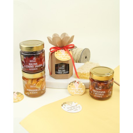 Miody z owocami dla Mamy lub Taty w pudełeczku