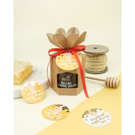 Miody z owocami dla Mamy lub Taty w pudełeczku