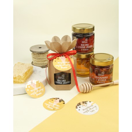 Miody z owocami dla Mamy lub Taty w pudełeczku