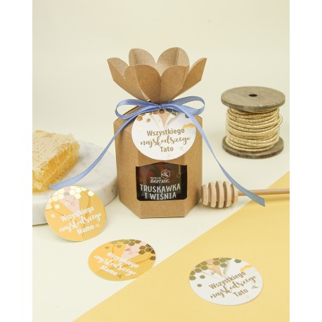 Miody z owocami dla Mamy lub Taty w pudełeczku