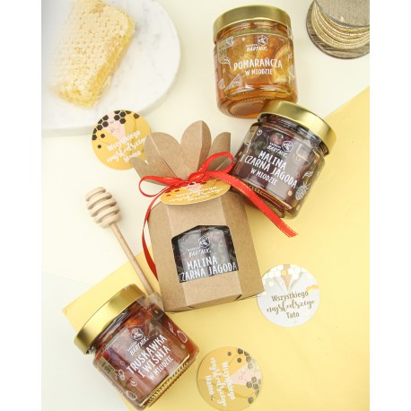 Miody z owocami dla Mamy lub Taty w pudełeczku