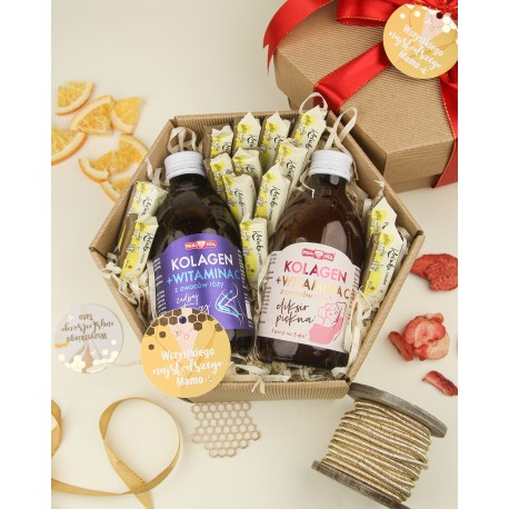 Kolagenowy Zestaw Prezentowy z Krówkami Miodowymi