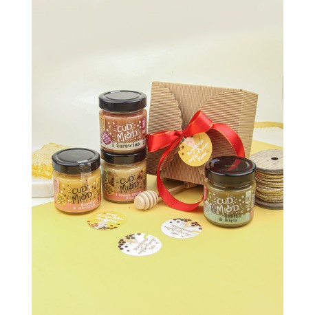 Miodowa Harmonia – Zestaw 4 Smaków