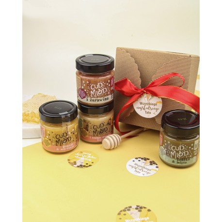 Miodowa Harmonia – Zestaw 4 Smaków