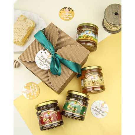 Miodowa Klasyka – Zestaw 4 Miodów