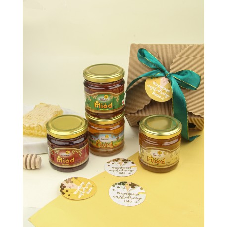 Miodowa Klasyka – Zestaw 4 Miodów