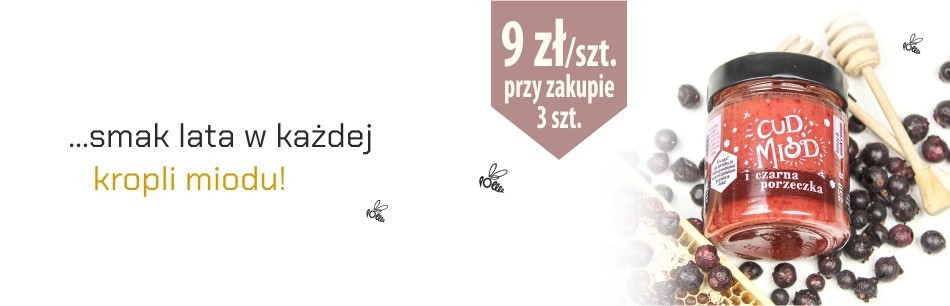 Cud mi&oacute;d - czarna porzeczka 250 g - zestaw 3 sztuki taniej